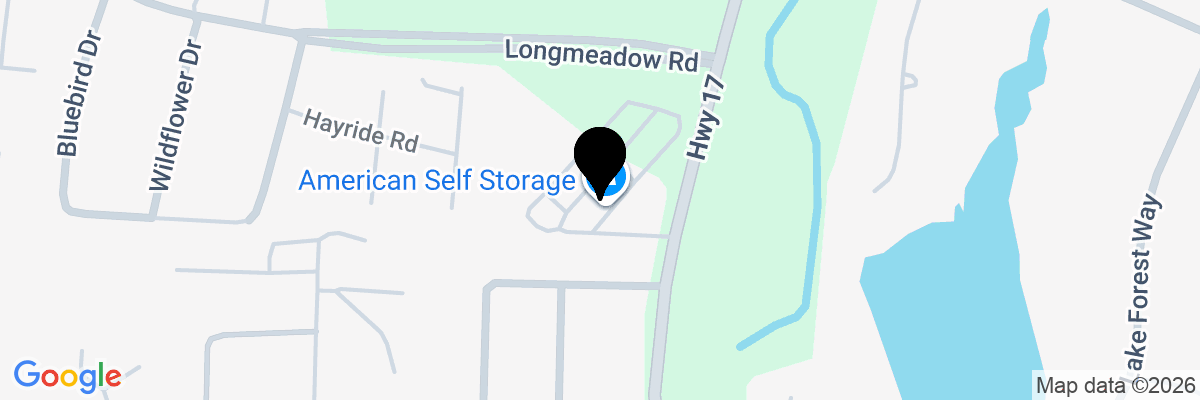 Map showing facility locations